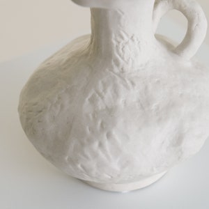 Handmade ceramic vase, wabi-sabi style vase, vintage vase image 5