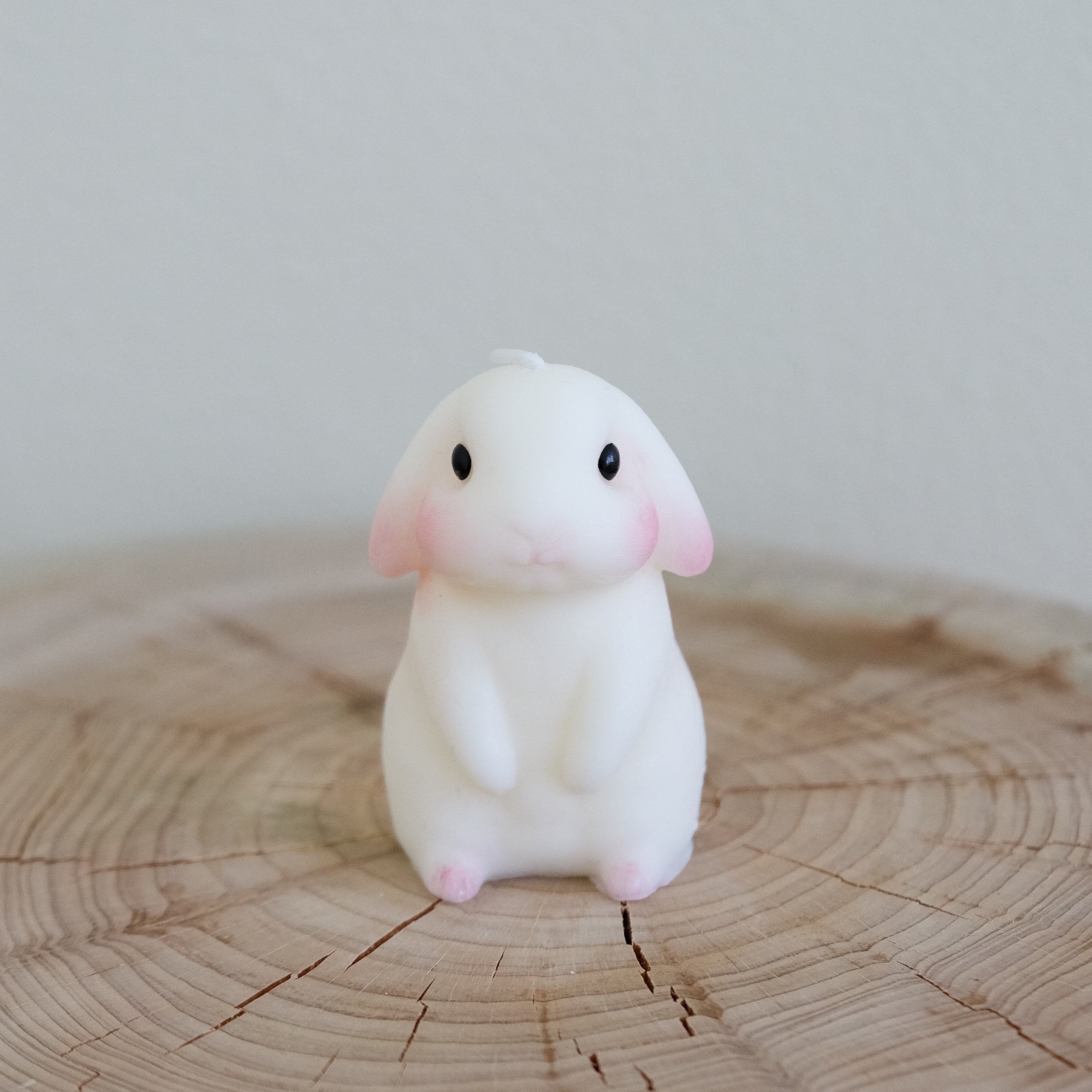Handmade Rabbit Candle, White Peach Oolong Tea Scented Soy Wax - Etsy