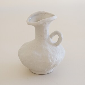 Handmade ceramic vase, wabi-sabi style vase, vintage vase image 2