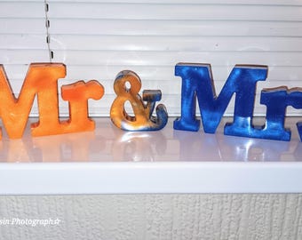 Wedding / Anniversary Stand-Alone Plaque Gift, s/o3 Pieces, Handmade and Customised to Order.