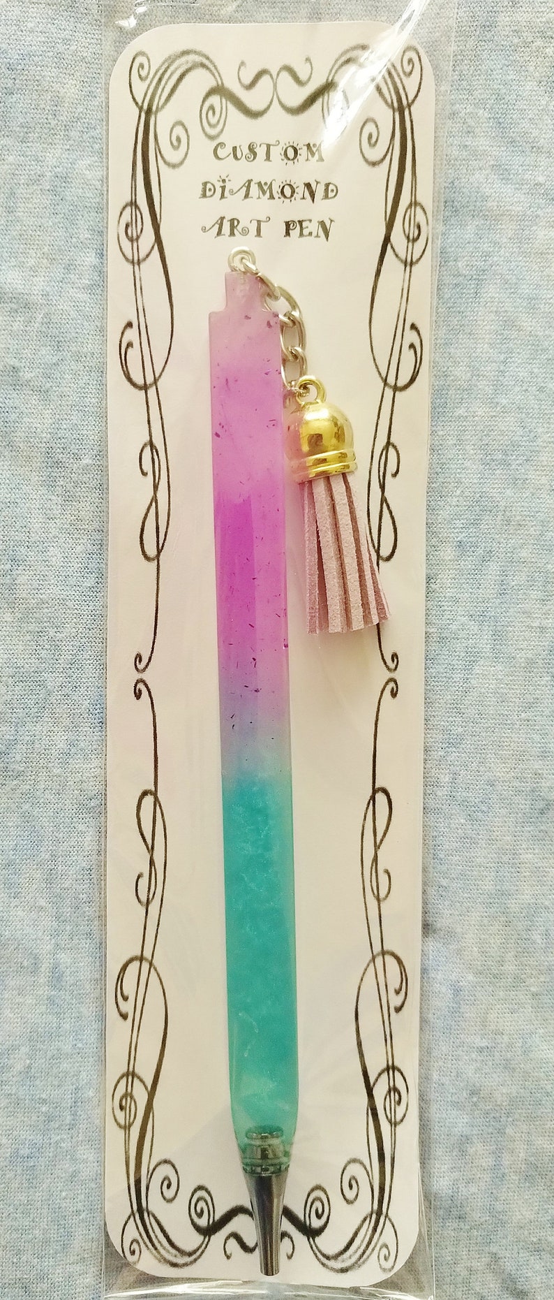 Mixed Colours in Square Shape (Style No7) with Alloy Nib/Tip and Tassel
(Half Glitter and Half Pearlescent Colours)