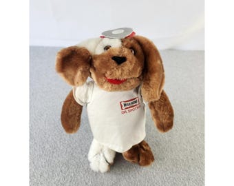 Milk Bone Brand Dog Biscuits Plush Doctor Spot, M.B. Dog By Russ Promo Stuffed