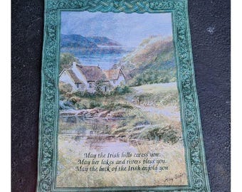 After The Rain Irish Tapestry Ireland Decor Tapestry Wall Hanging Vintage Art