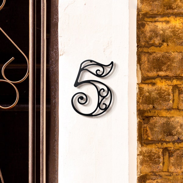 Metal House Numbers Etsy Australia