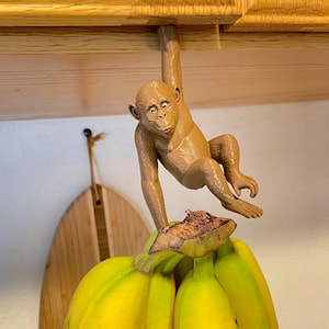 Vintage Monkey With Banana - Etsy UK