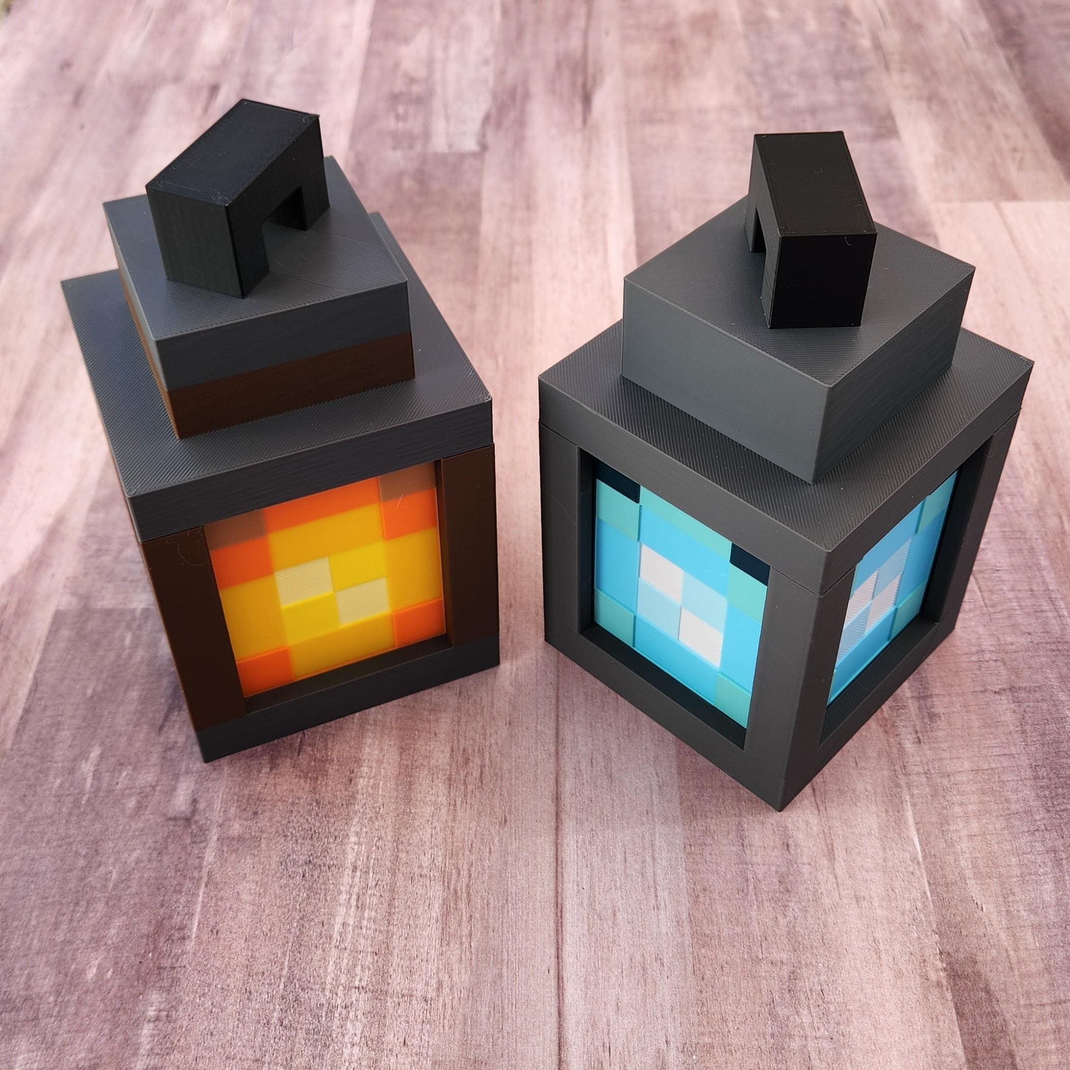 Gaming Lantern - Minecraft inspired gamer gift and night light Decor