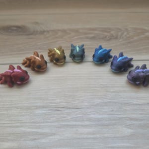 Tiny water dragon fidget - mini flexi dragon
