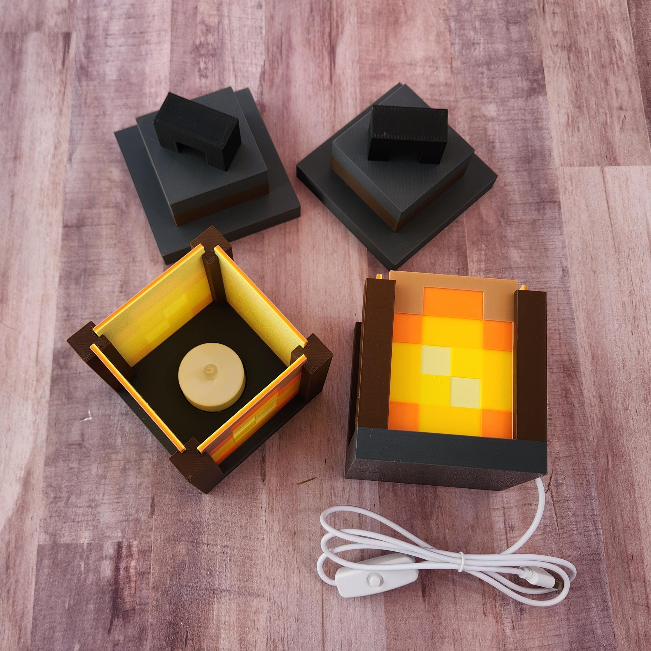 Gaming Lantern - Minecraft inspired gamer gift and night light