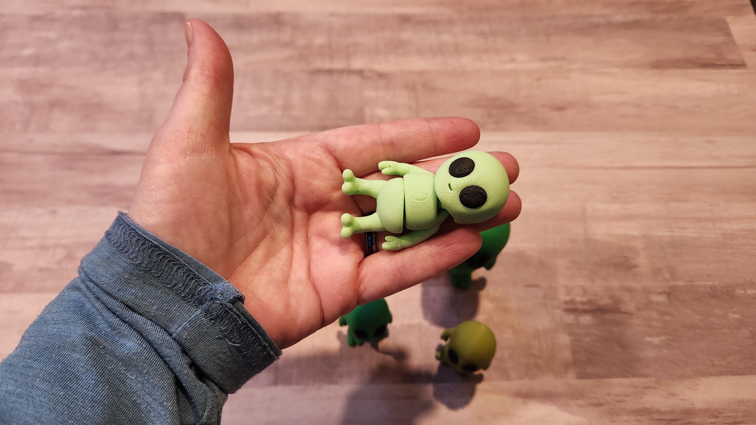 Flexi Alien - Articulated Alien Fidget - Etsy