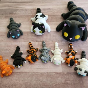 Baby Cat - Small 4&quot; Articulated Fidget Kitten designed by Zou3D