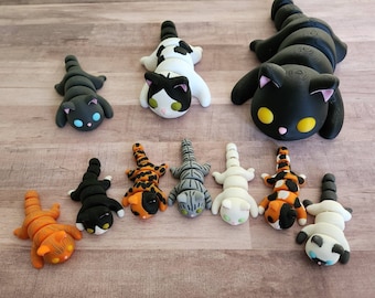 Baby Cat - Small 4" Articulated Fidget Kitten designed by Zou3D