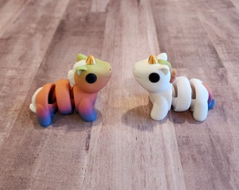Baby Unicorn - Articulated Flexi Unicorn Fidget
