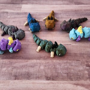 Flexi Chubby Dragon: Articulated Fidget