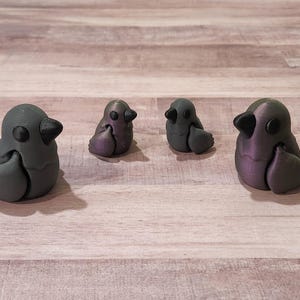 Flexi Raven or Crow - Articulated raven Fidget