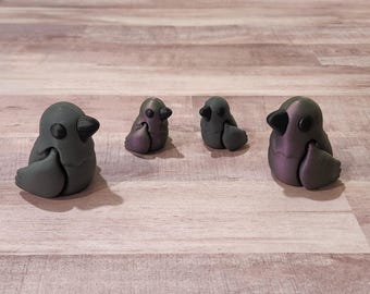 Flexi Raven or Crow - Articulated raven Fidget