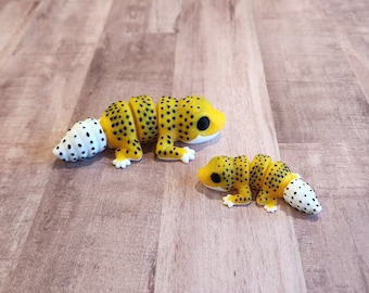 Baby Leopard Gecko - Articulated Fidget designed by Zou3D