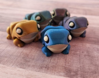 3D Printed Articulated Frog Fidget