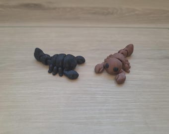 Articulated scorpion fidget - mini flexi scorpion