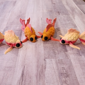 Flexi goldfish - articulated koi Fidget toy
