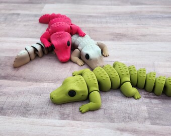 Flexi long alligator - Articulated alligator Fidget