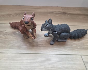 Realistic squirrel flexi - Articulated squirrel Figure