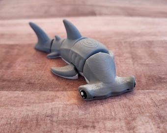 Mini shark flexi - Articulated Hammerhead Shark Fidget