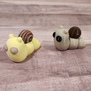 Baby Snail - Articulated Flexi Snail Fidget