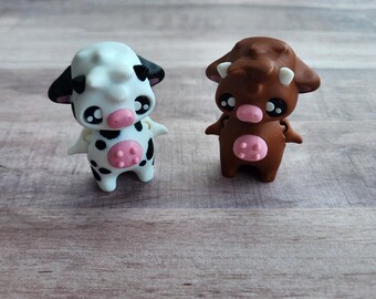 3D Printed Articulated cow Pixie Fidget