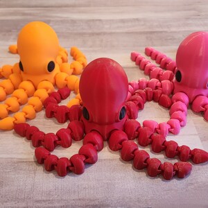 Large flexi octopus - articulated octopus Fidget
