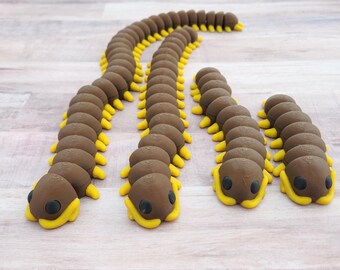 Flexi long centipede - Articulated centipede Fidget