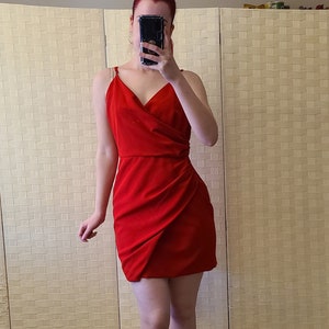 Gianni bini red hot sale dress