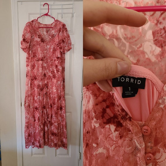 Torrid blush top pink dress