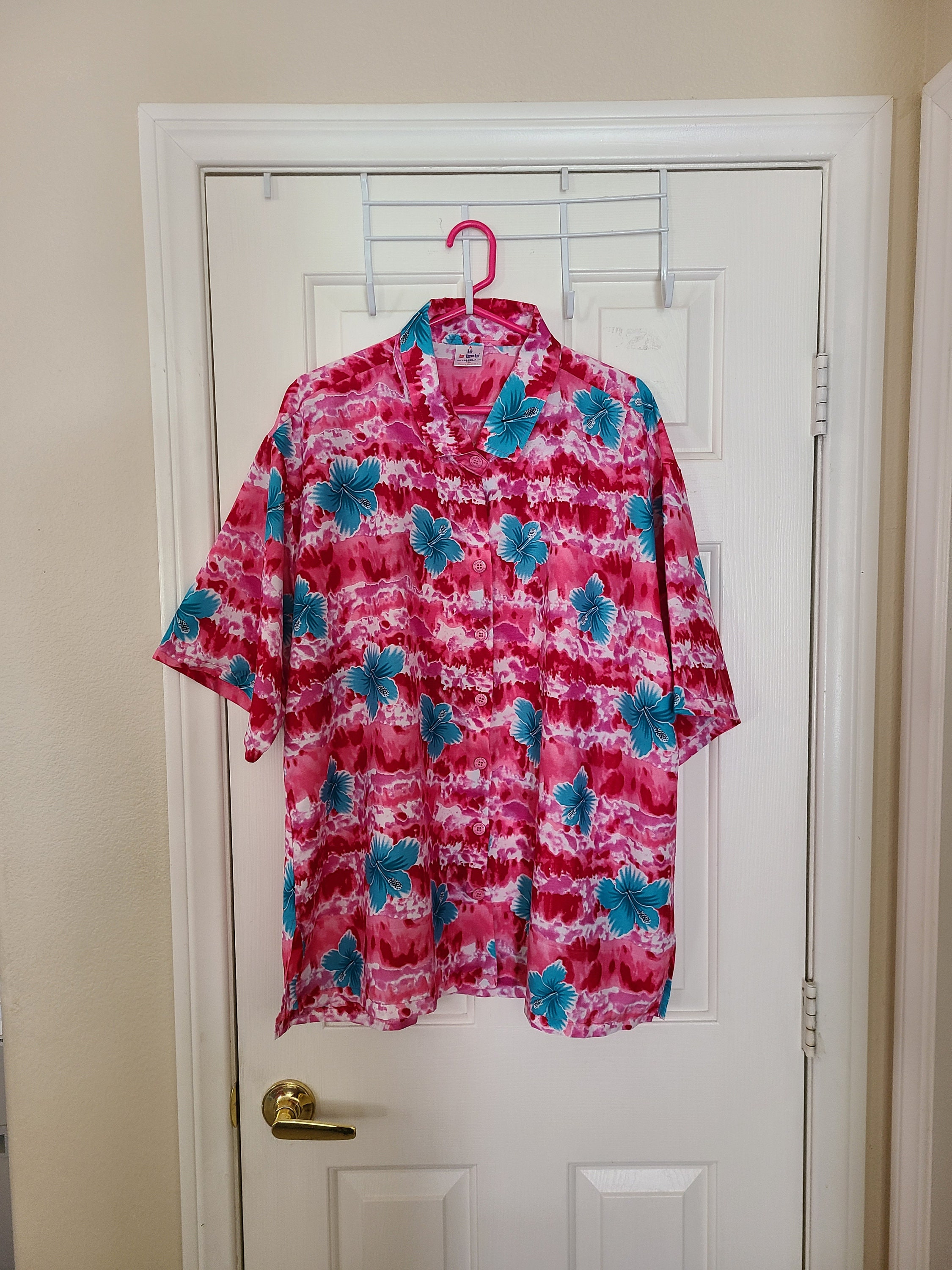 Pink Hawaiian Shirt - Etsy オンライン直接配達 hawaii様①専用ページ pink ファッション雑貨