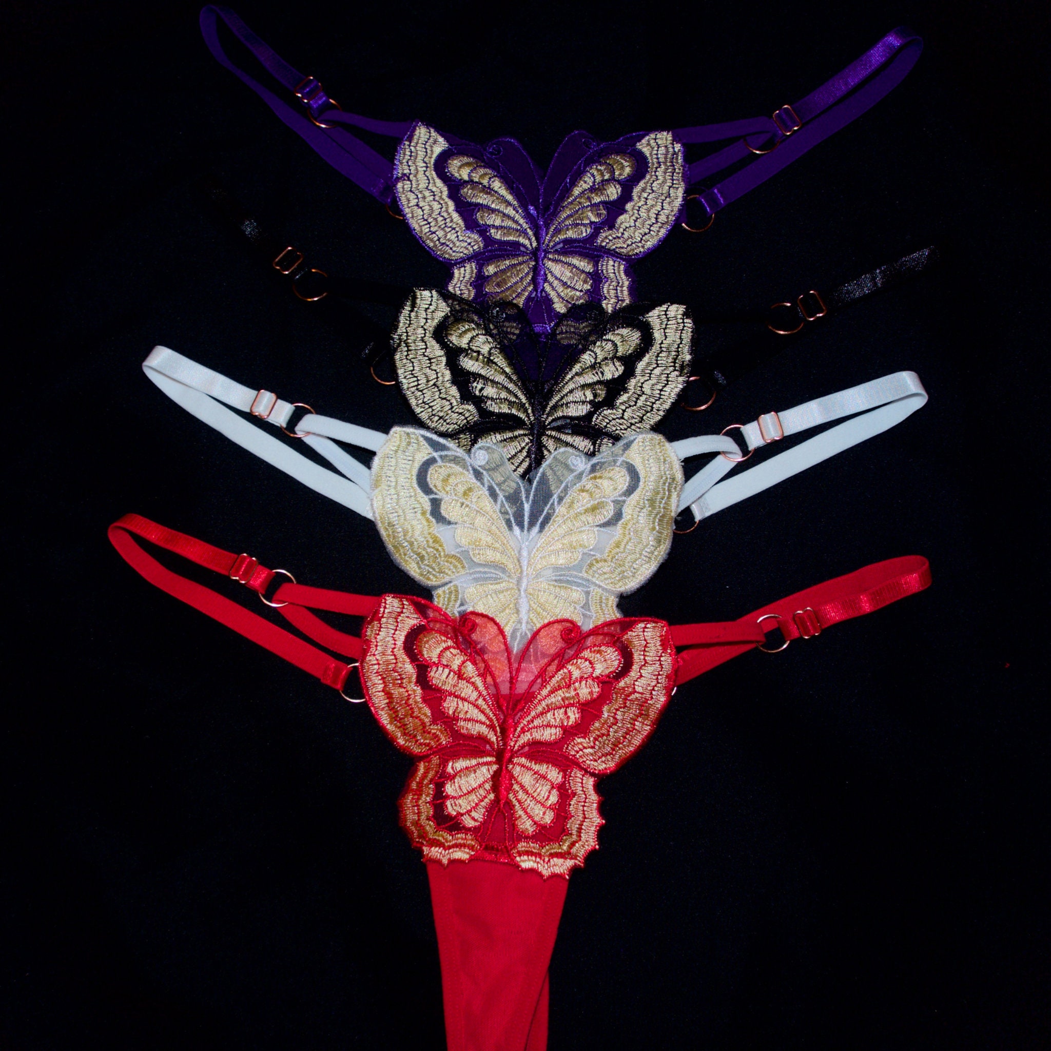 Butterfly Decorated Thong