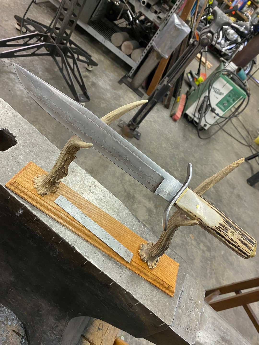 Bowie Camp Knife Hunting Knife Etsy