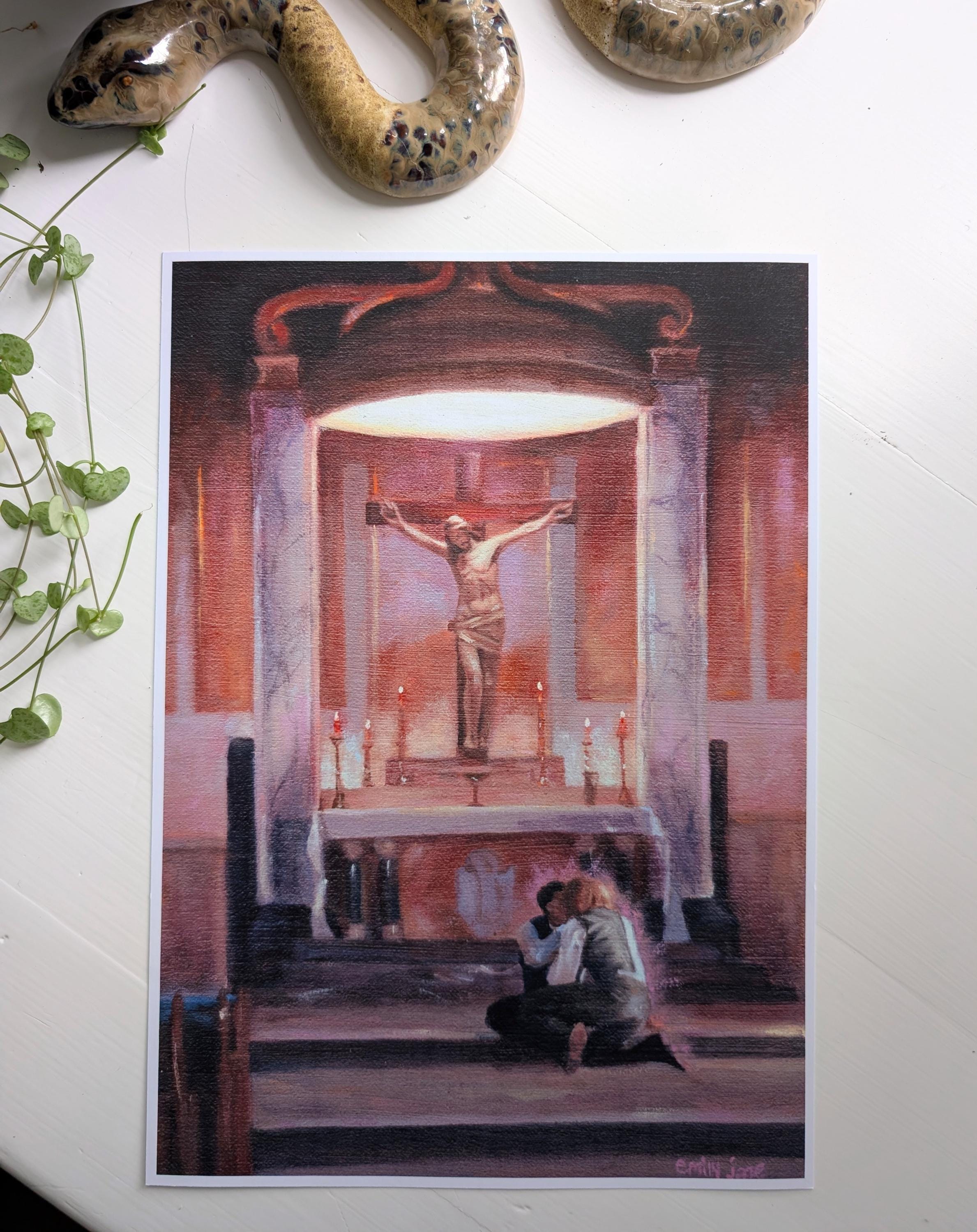 interview with the vampire oil painting PRINT