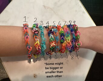 6000 PCS 240 Clips Bands Refills for Loom Rainbow Bracelet Dress Making TM Dark Brown Kirinstores 