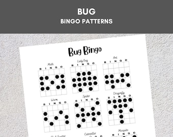 Bingo Muster | Käfer-Bingo | Druckbare Bingo Spiele | Bingo Spiel Anleitungen | Bingo-Thema | Bingo Turnier | Bingo Bilder | Bingo