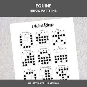 Modèles de bingo | Bingo équin | Jeux de bingo imprimables | Modèles de jeux de bingo | Thème de bingo | Tournoi de Bingo | Images de bingo | Bingo