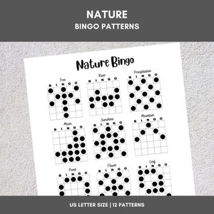 Bingo Patterns | Nature Bingo | Printable Bingo Games | Bingo Game Patterns | Bingo Theme | Bingo Tournament | Bingo Pictures | Bingo
