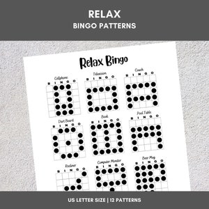 Bingo Patterns | Relax | Printable Bingo Games | Bingo Game Patterns | Bingo Theme | Bingo Tournament | Bingo Pictures | Bingo