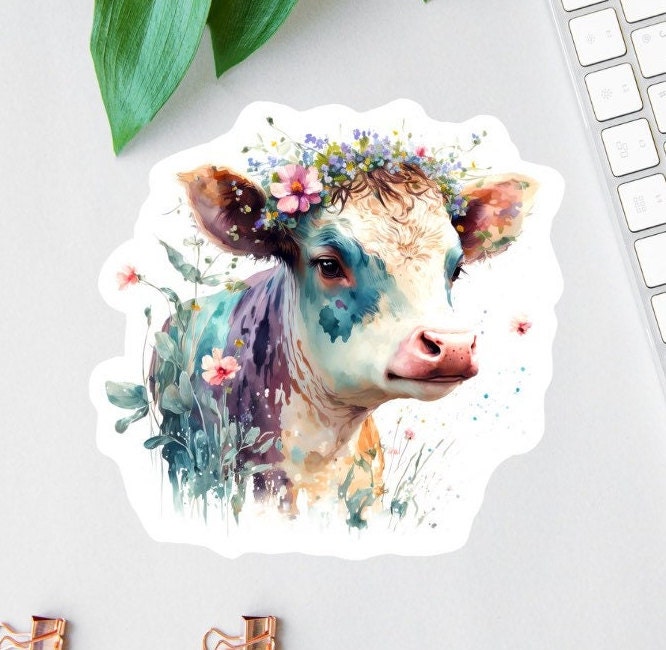  50Pcs Rainbow Cow Stickers, Waterproof Vinyl Decals Cute Animal  Stickers for Kids Teens, Assorted Reward Stickers for Classroom 1 Set  1.18-2.36 : Toys & Games