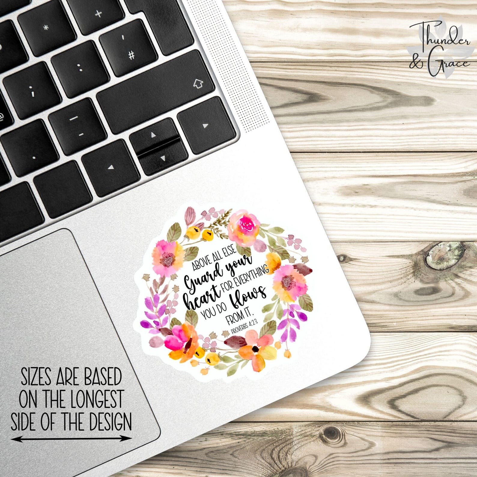 Above All Else Sticker, Bible Sticker Pack, Faith Stickers, Religious ...