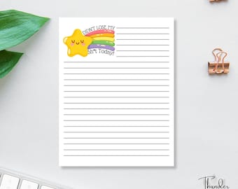 Didn't Lose My Sh*t Today Notepad, Funny Chaos Coordinator Gift