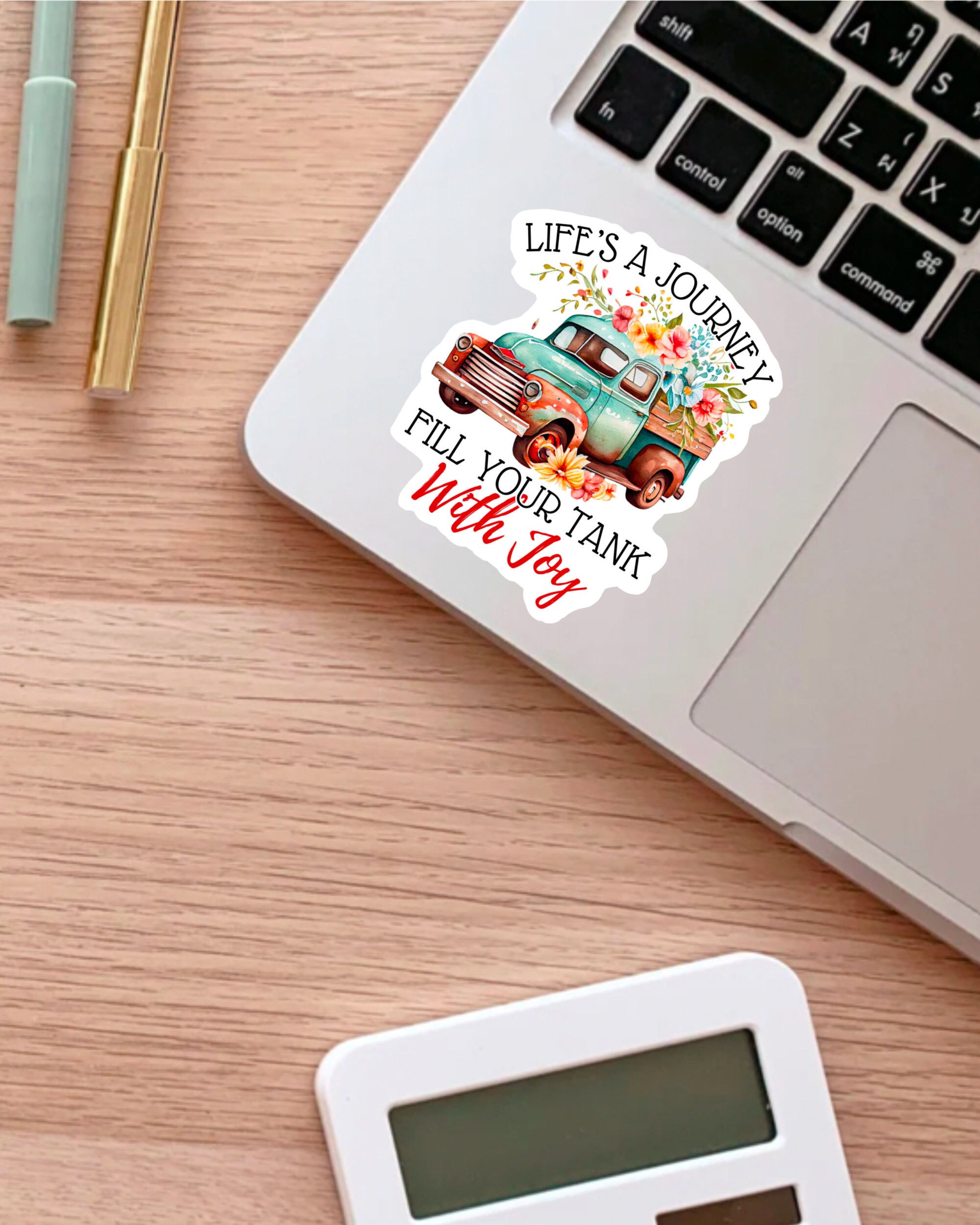 I Will Choose To Find Joy In The Journey Sunflower Sticker