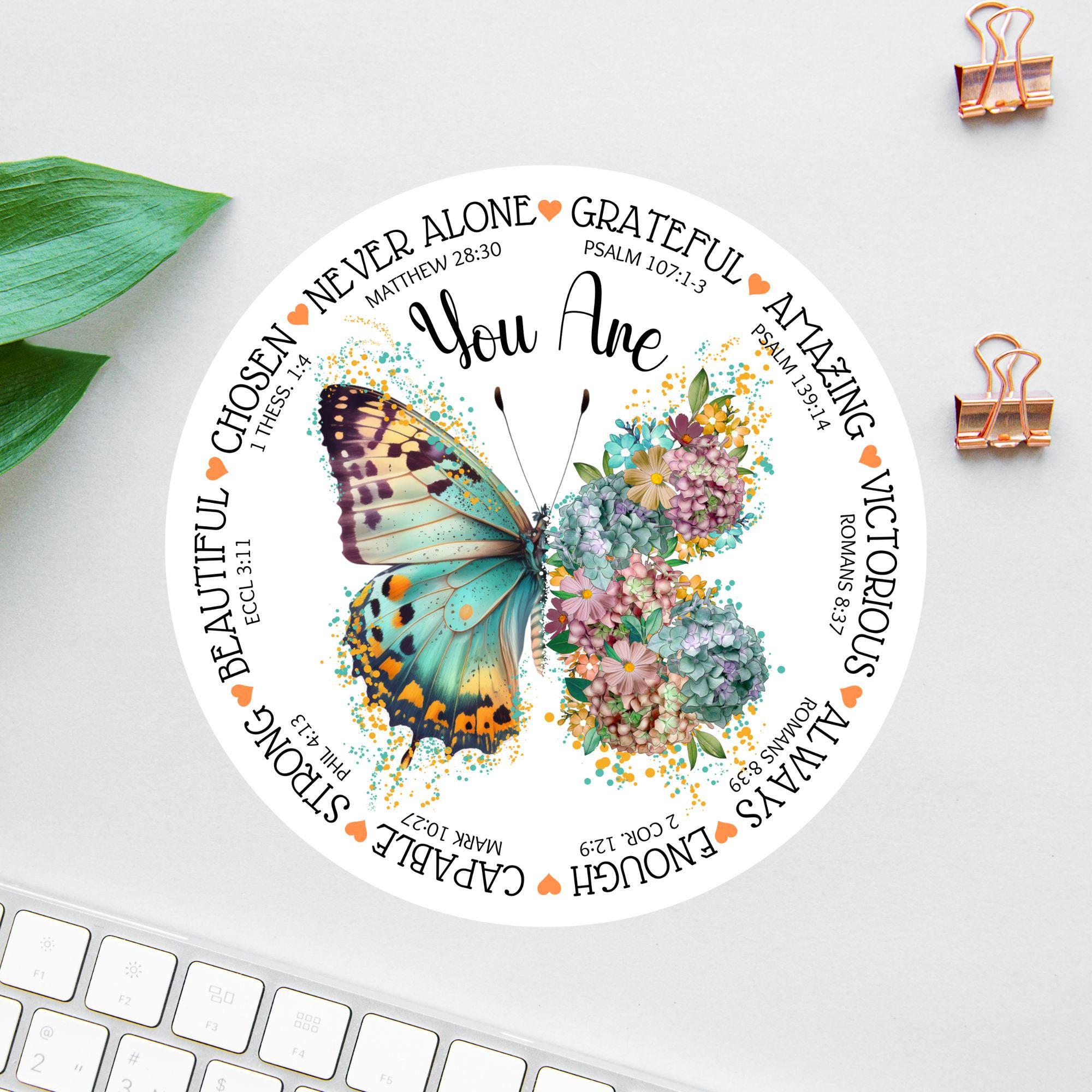 God Says You Are Sticker or Magnet, Bible Verse Affirmation Decal ...