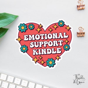Kindle Aufkleber, emotionale Unterstützung, Kindle Aufkleber, Amazonit Aufkleber, Amazonit Aufkleber, Kindle Aufkleber, Geschenk für Buchliebhaber, Kindle Aufkleber, Geschenk für Buchliebhaber