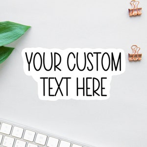Sticker personnalisé, Stickers pour ordinateur portable, Sticker bouteille d'eau, Sticker personnalisé, Sticker voiture, Cadeaux personnalisés, Sticker affirmation, Aimant personnalisé