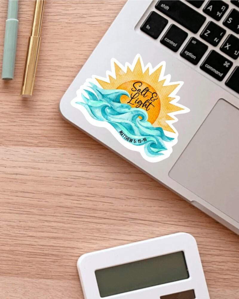 Salt and Light Sticker, Bible Sticker Pack, Faith Stickers, Religious ...