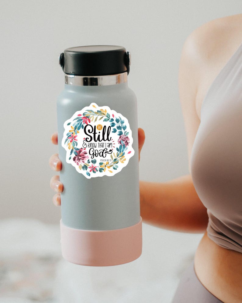 Be Still and Know Sticker, Bible Sticker Pack, Faith Sticker, Religious ...